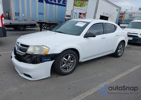 2012 Dodge Avenger Se z USA, uszkodzony, nr VIN 1C3CDZAG7CN291142